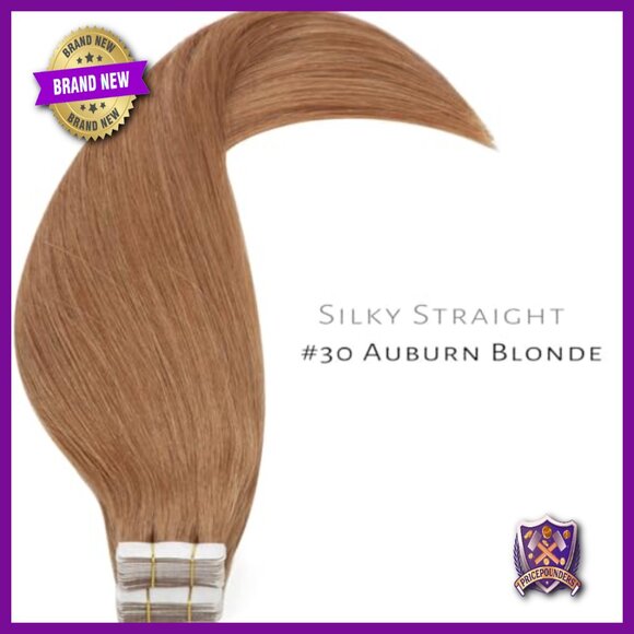 14 Inch Tape-In Human Hair Extensions, 50g Set, 20 Pieces, Remy Hair main image 4